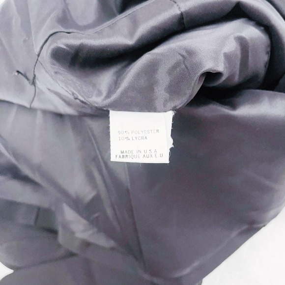 Theory Black Button Down Blazer Jacket with Collar SZ12 - Picture 8 of 11